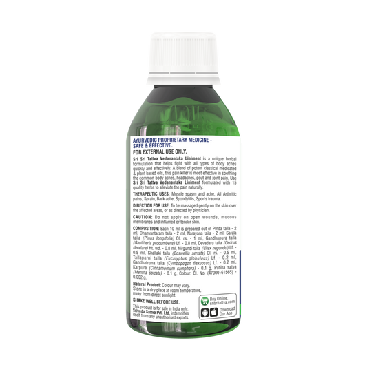 Vedanantaka Liniment - Pain Reliever, 60 ml 60ml