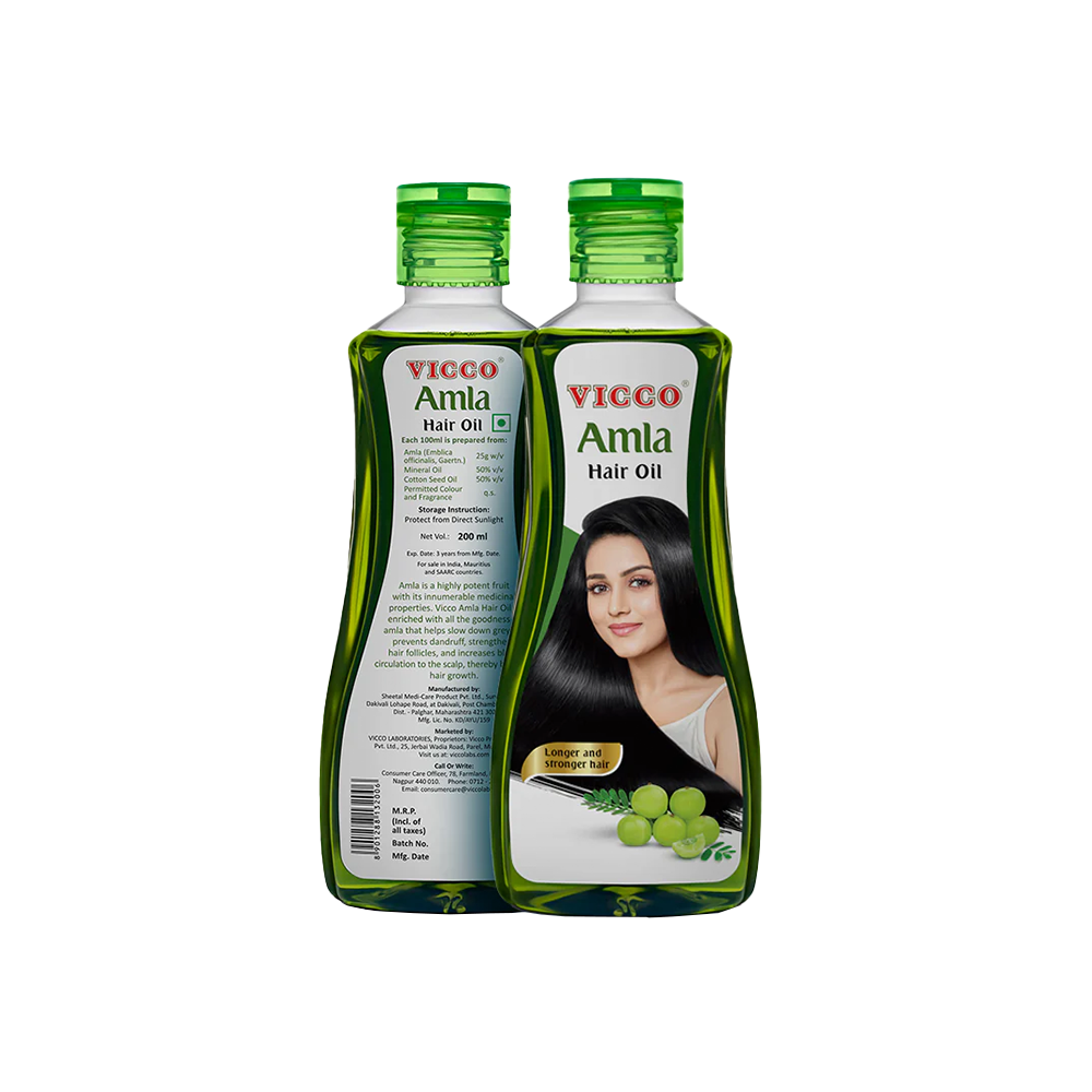 【Vicco】 Amla Hair Oil｜アムラ ヘアオイル｜200ml
