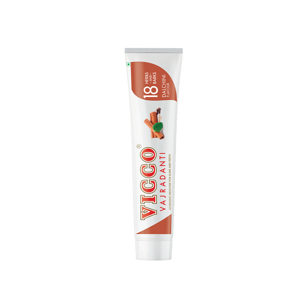 【Vicco】 Vajradanti Paste (Dalchini Flavour)｜ヴァジュラダンティ ペースト（ダルチニ/シナモン味）｜80g