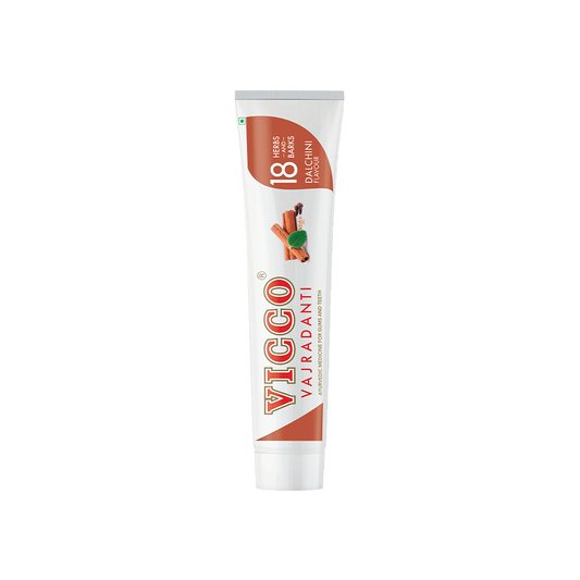 【Vicco】 Vajradanti Paste (Dalchini Flavour)｜ヴァジュラダンティ ペースト（ダルチニ/シナモン味）｜160g