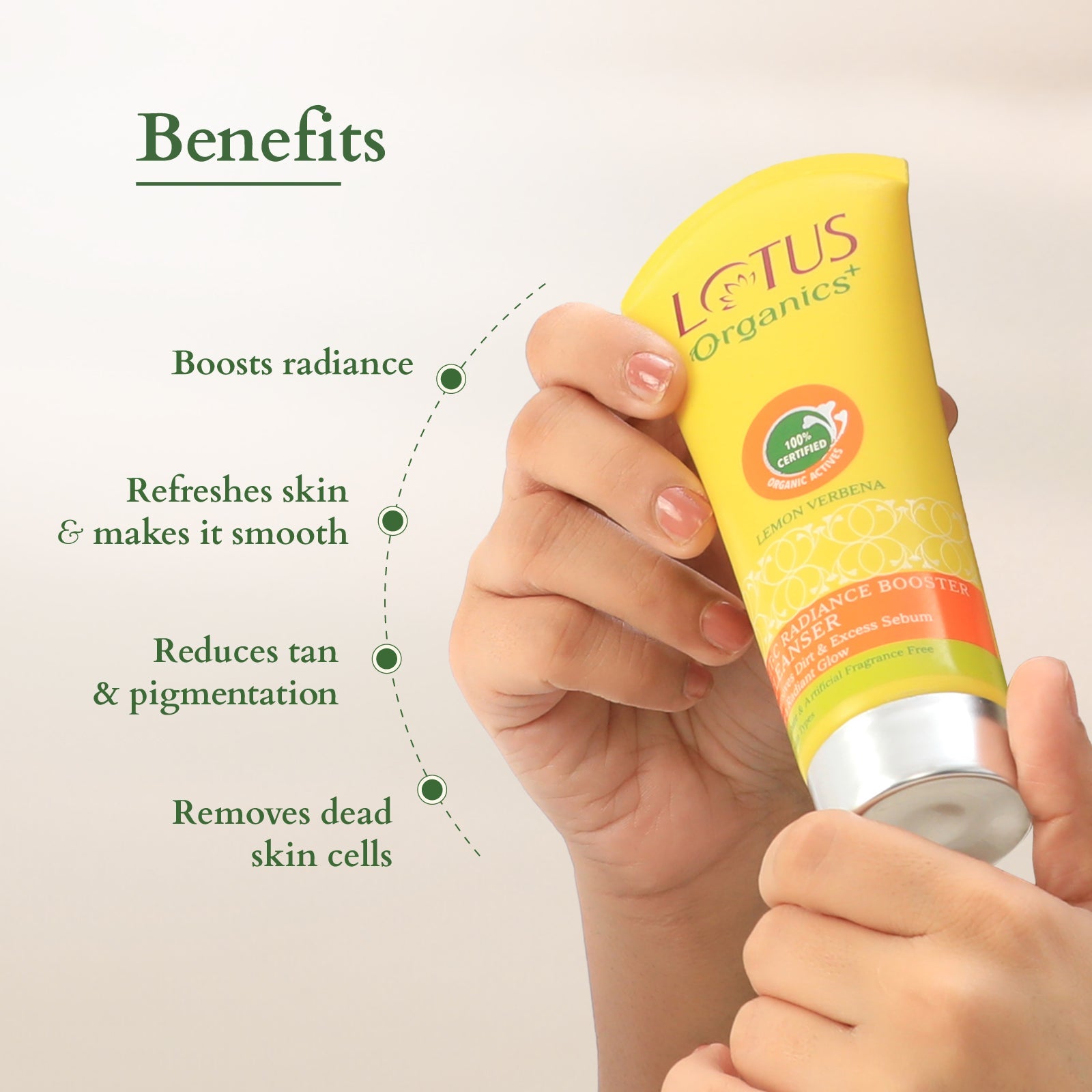 Organics+ Vitamin-C Radiance Booster Cleanser 