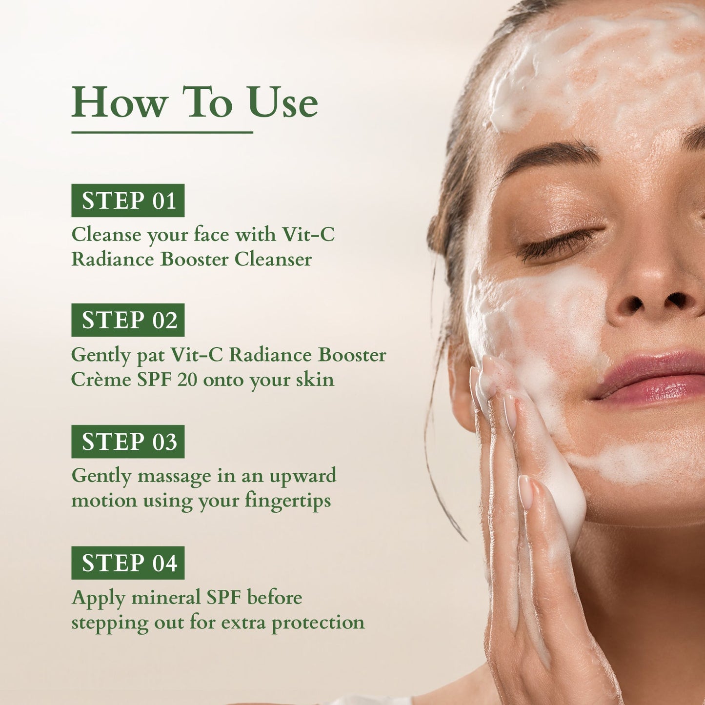 Organics+ Vitamin-C Radiance Booster Cleanser 