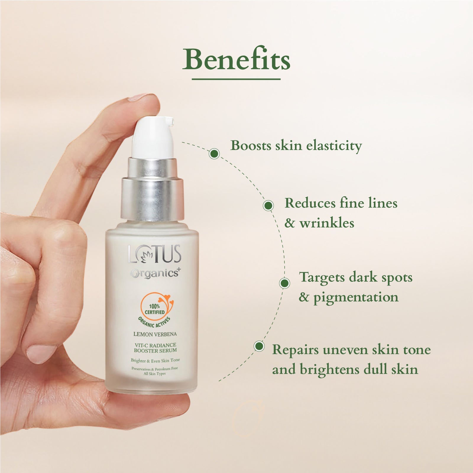 Organics+ Vitamin-C Radiance Booster Serum 