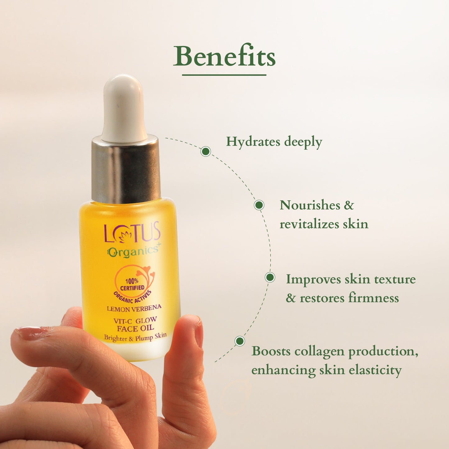Organics+ Vitamin-C Glow Face Oil 