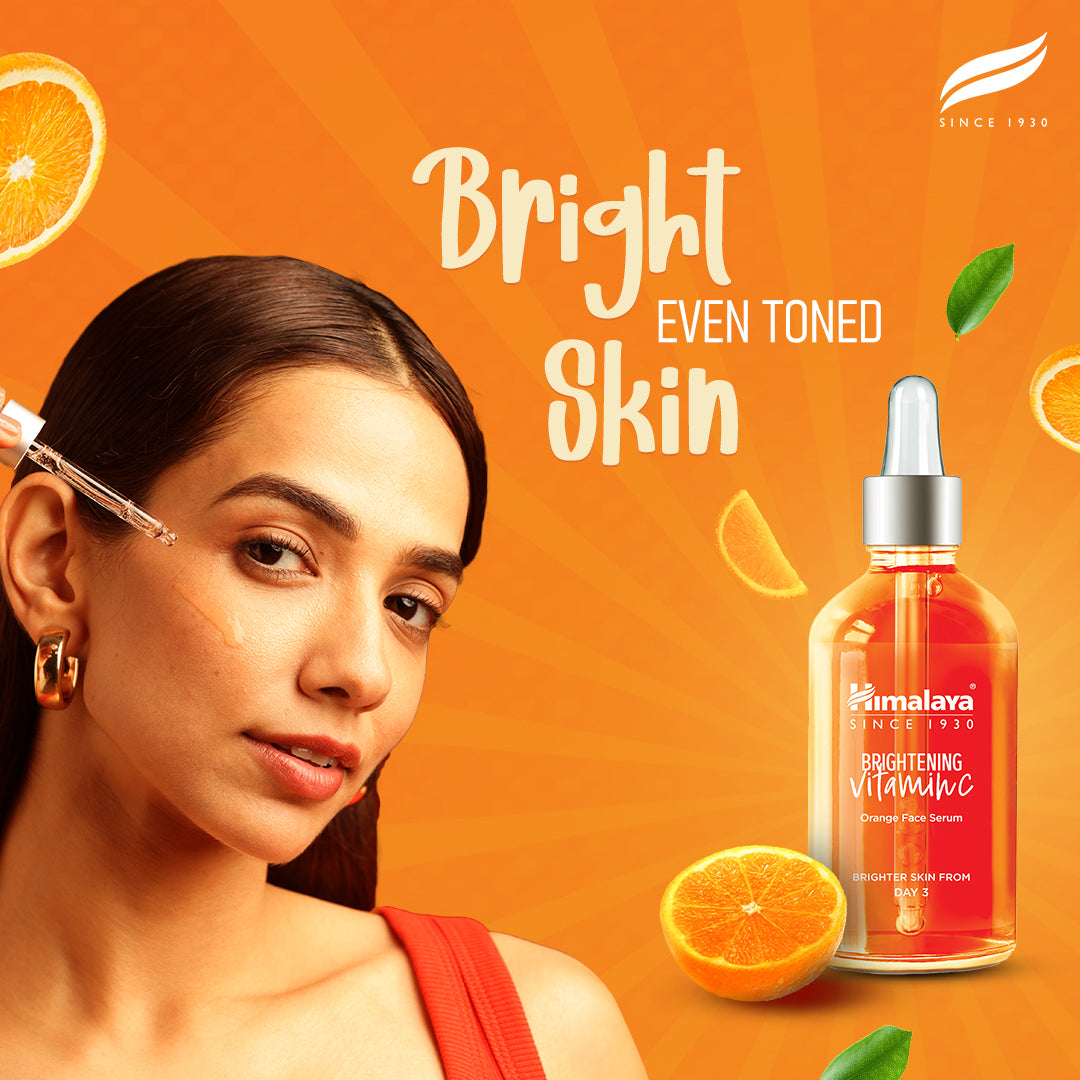 【Himalaya】 Brightening Vitamin C Orange Face Serum｜ブライトニングビタミンCオランジフェイスセラム