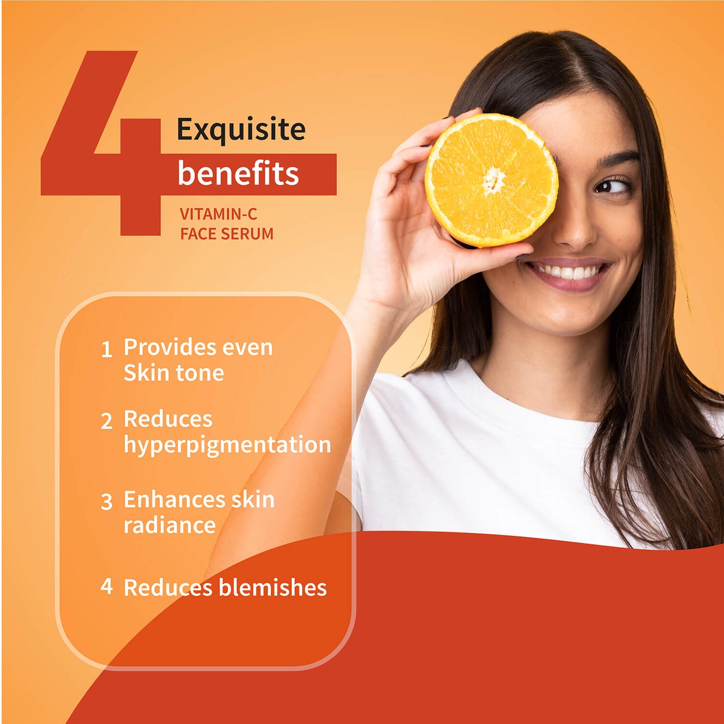 Vitamin-C Regimen: Vitamin-C Facial Cleanser (100 g), Vitamin-C Face Pack Powder (10g×8 sachet), Vitamin-C Face Serum (30 ml) 100g