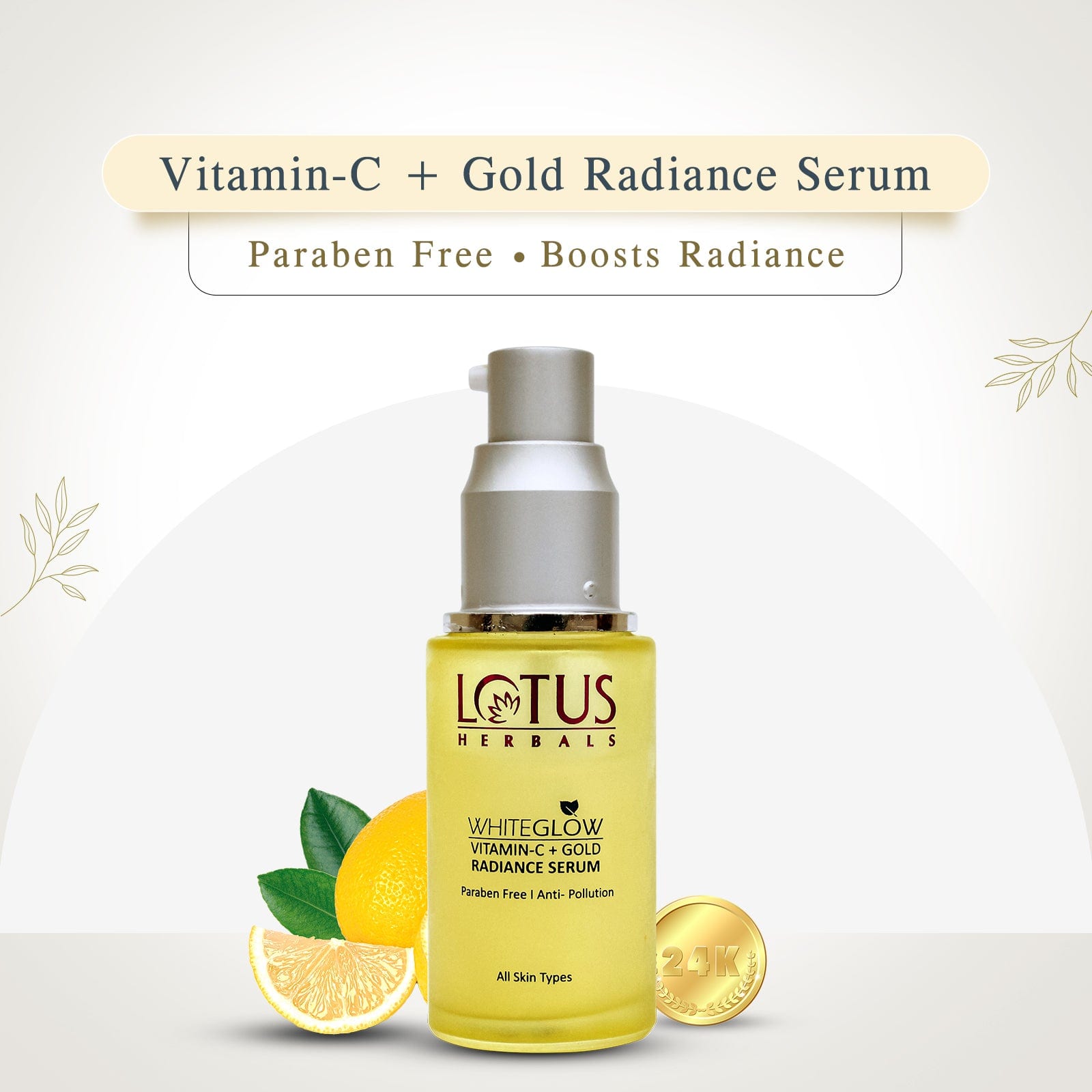 WhiteGlow Vitamin-C + Gold Radiance Trio Combo