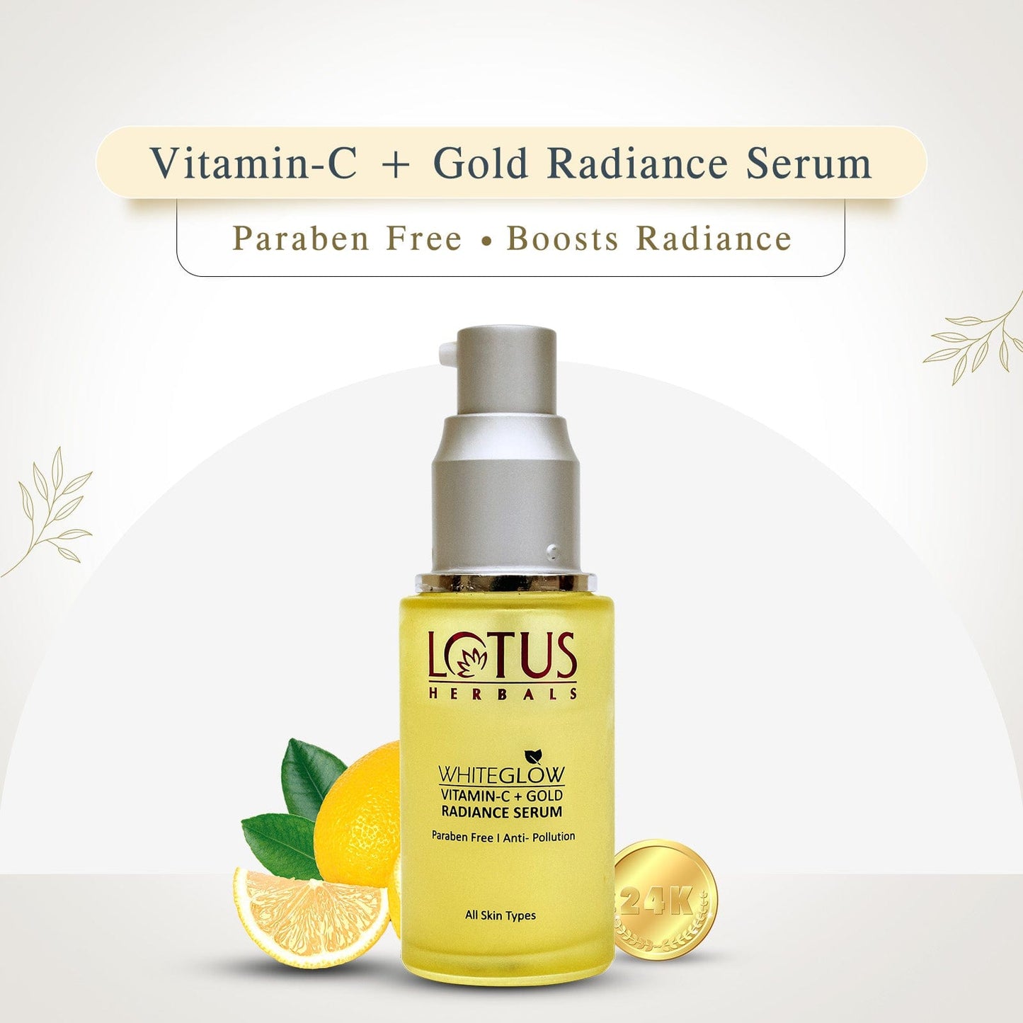 WhiteGlow Vitamin-C + Gold Radiance Regime Combo