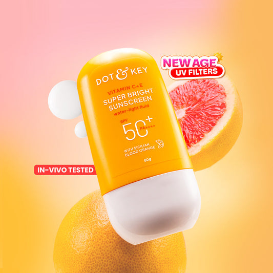 【Dot & Key】 Vitamin C + E Sunscreen, IN-VIVO Tested SPF 50+ PA++++｜ビタミンC+E サンスクリーン IN-VIVOテスト済 SPF50+ PA++++｜80g