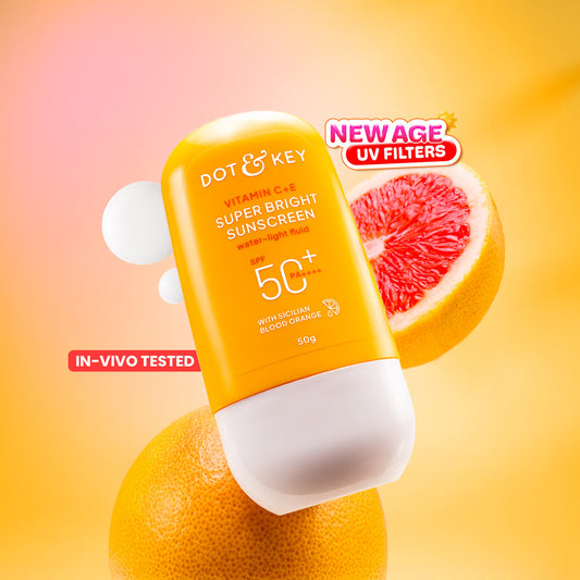 【Dot & Key】 Vitamin C + E Sunscreen, IN-VIVO Tested SPF 50+ PA++++｜ビタミンC+E サンスクリーン IN-VIVOテスト済 SPF50+ PA++++｜50g