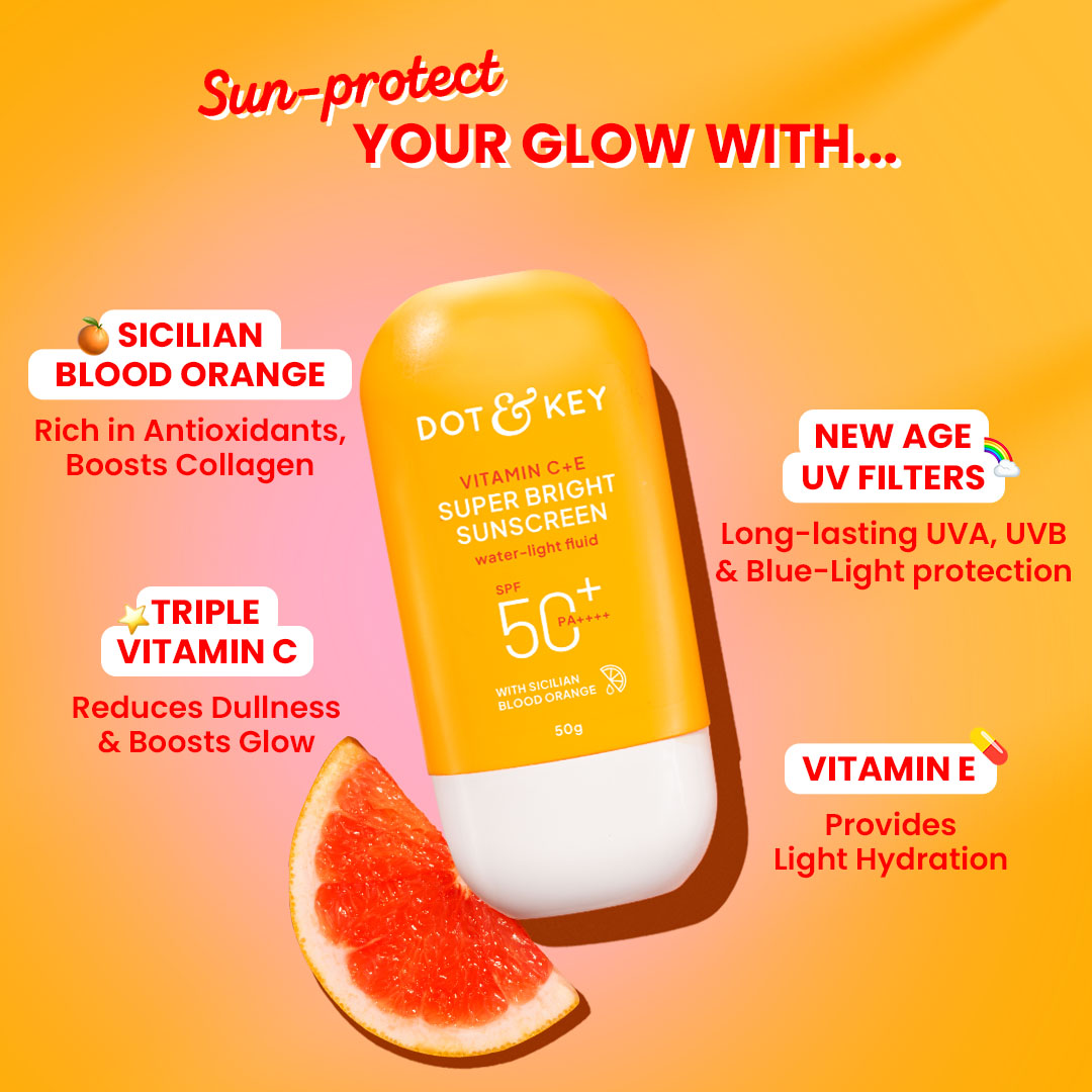 Vitamin C + E Sunscreen, IN-VIVO Tested SPF 50+ PA++++ 50g
