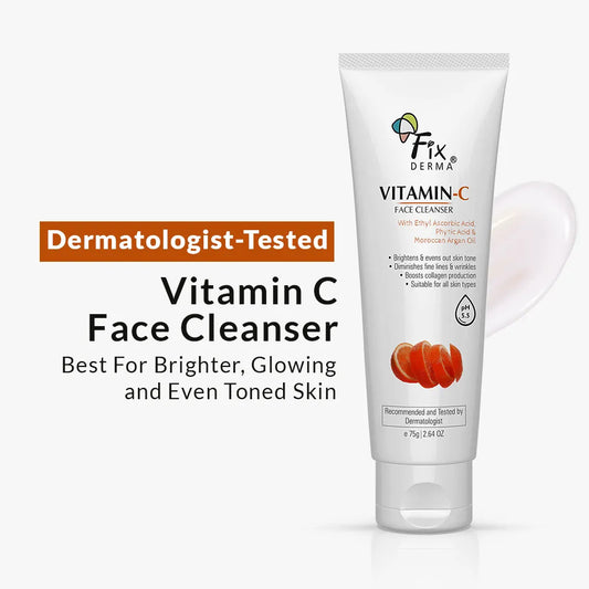 【Fixderma】 Vitamin C Face Wash for oily skin｜ビタミンC フェイスウォッシュ オイリースキン用｜75g