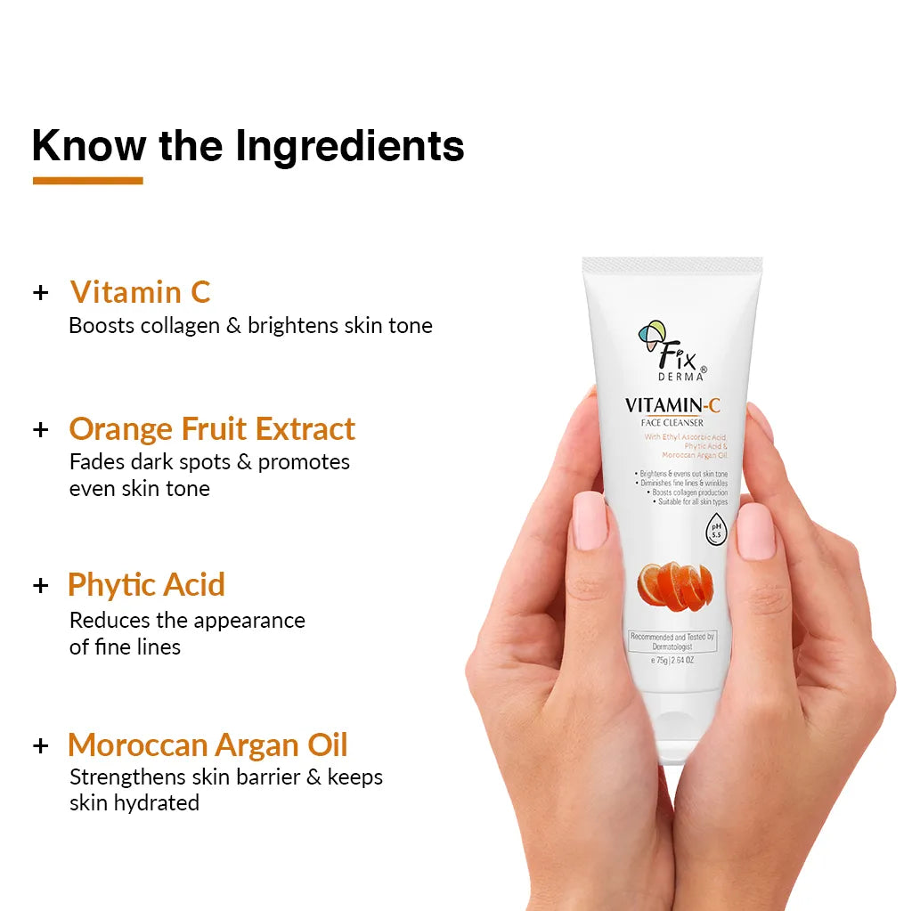 Vitamin C Face Wash and Face 21 Cream Combo