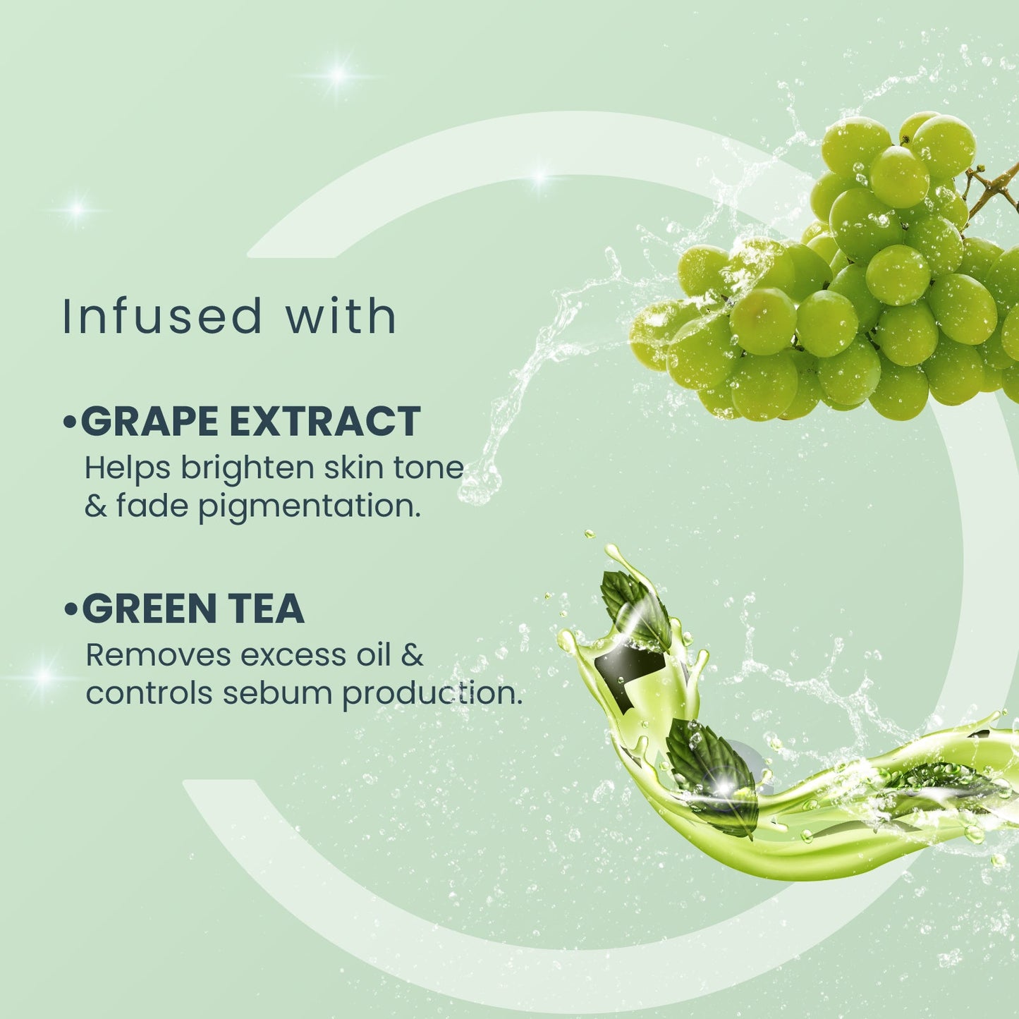 WhiteGlow Skin Brightening + Oil Control Facewash Pack of 2