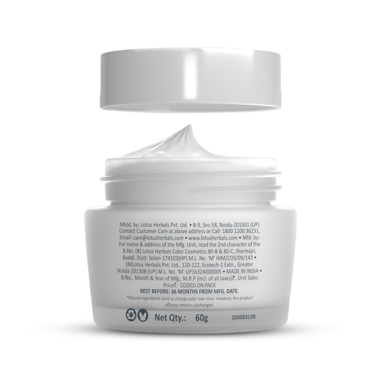 WhiteGlow Skin Brightening & Nourishing Night Cream 60 g