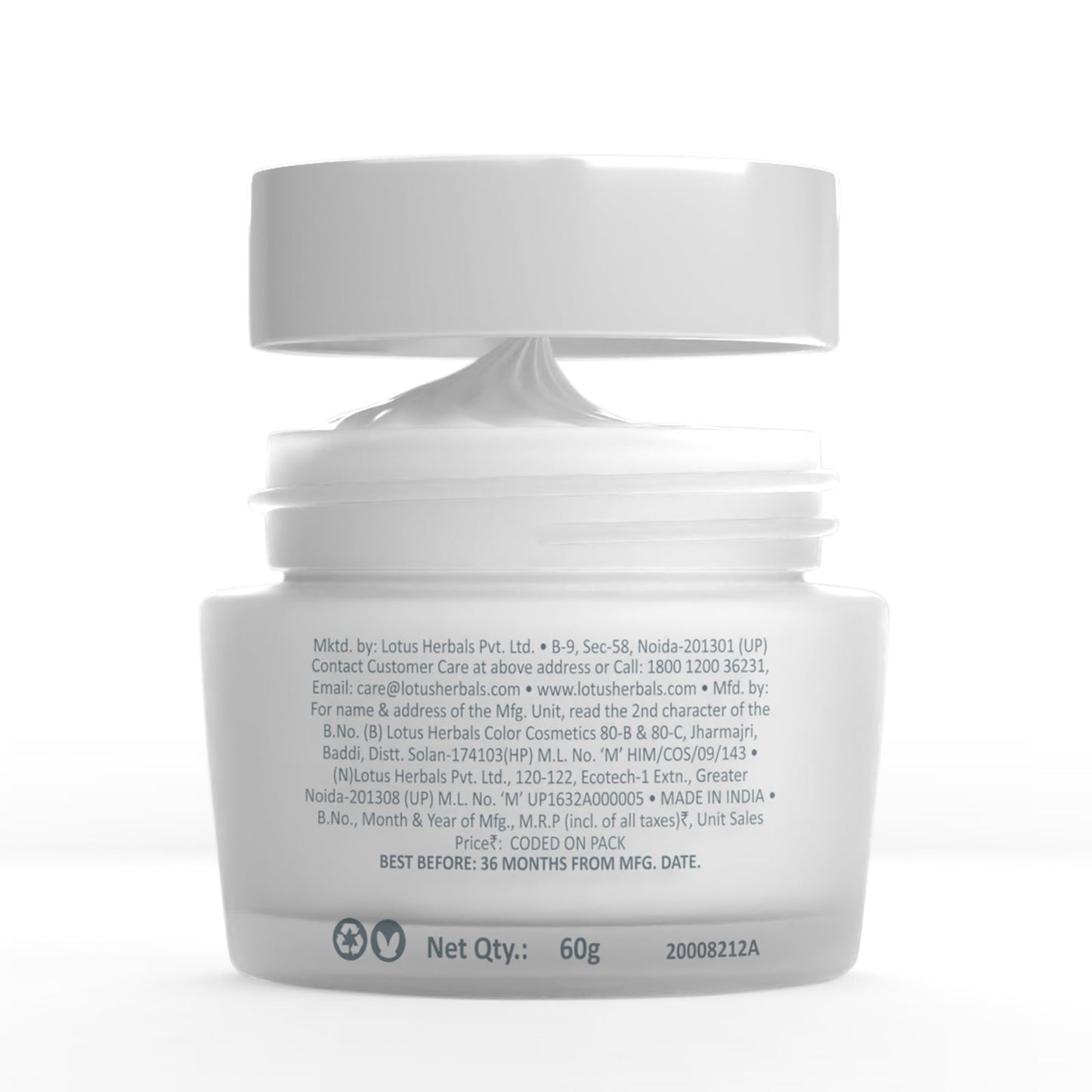WhiteGlow Skin Brightening Deep Moisturising Cream SPF 20 PA+++ 60 g