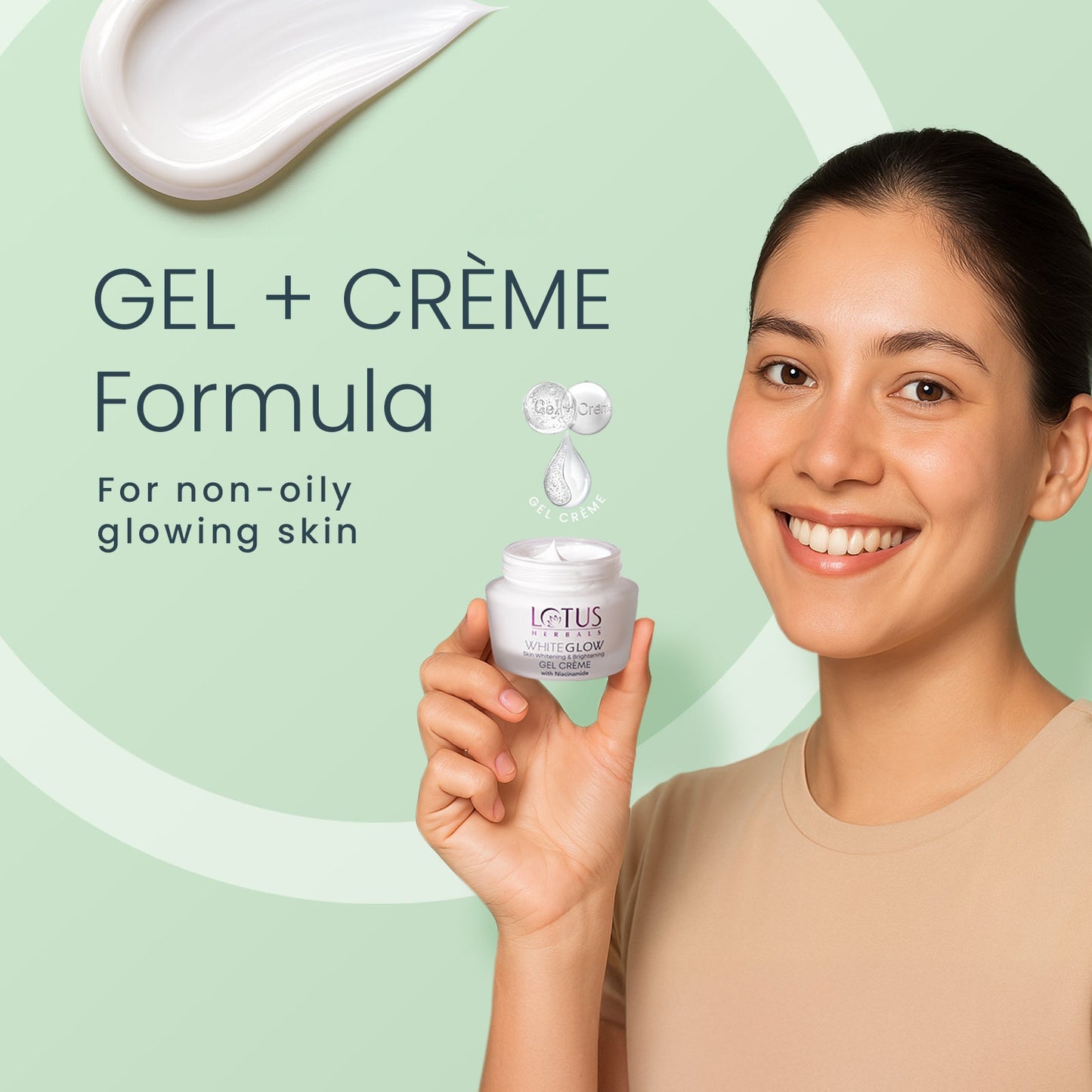 WhiteGlow Skin brightening Gel Creme SPF 25 PA+++ | 60g 60 g
