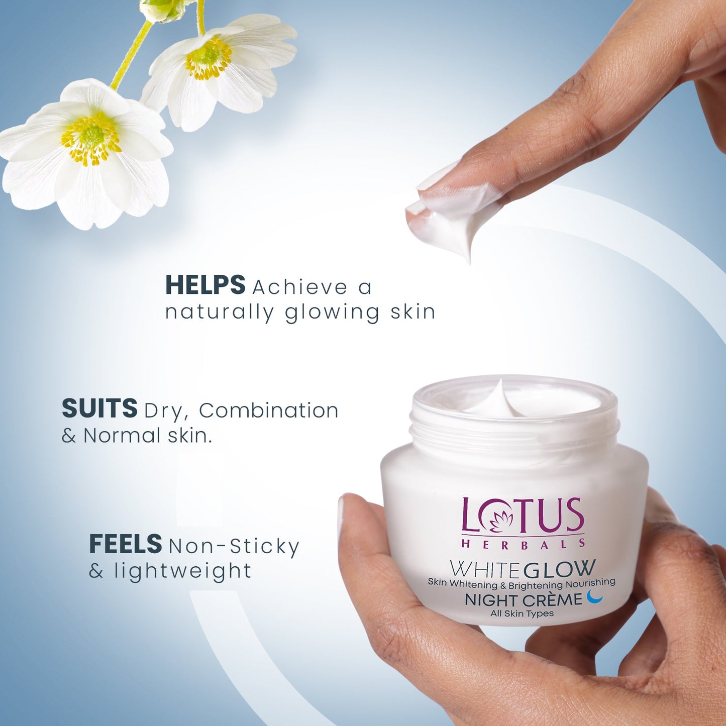 WhiteGlow Skin Brightening & Nourishing Night Cream 60 g