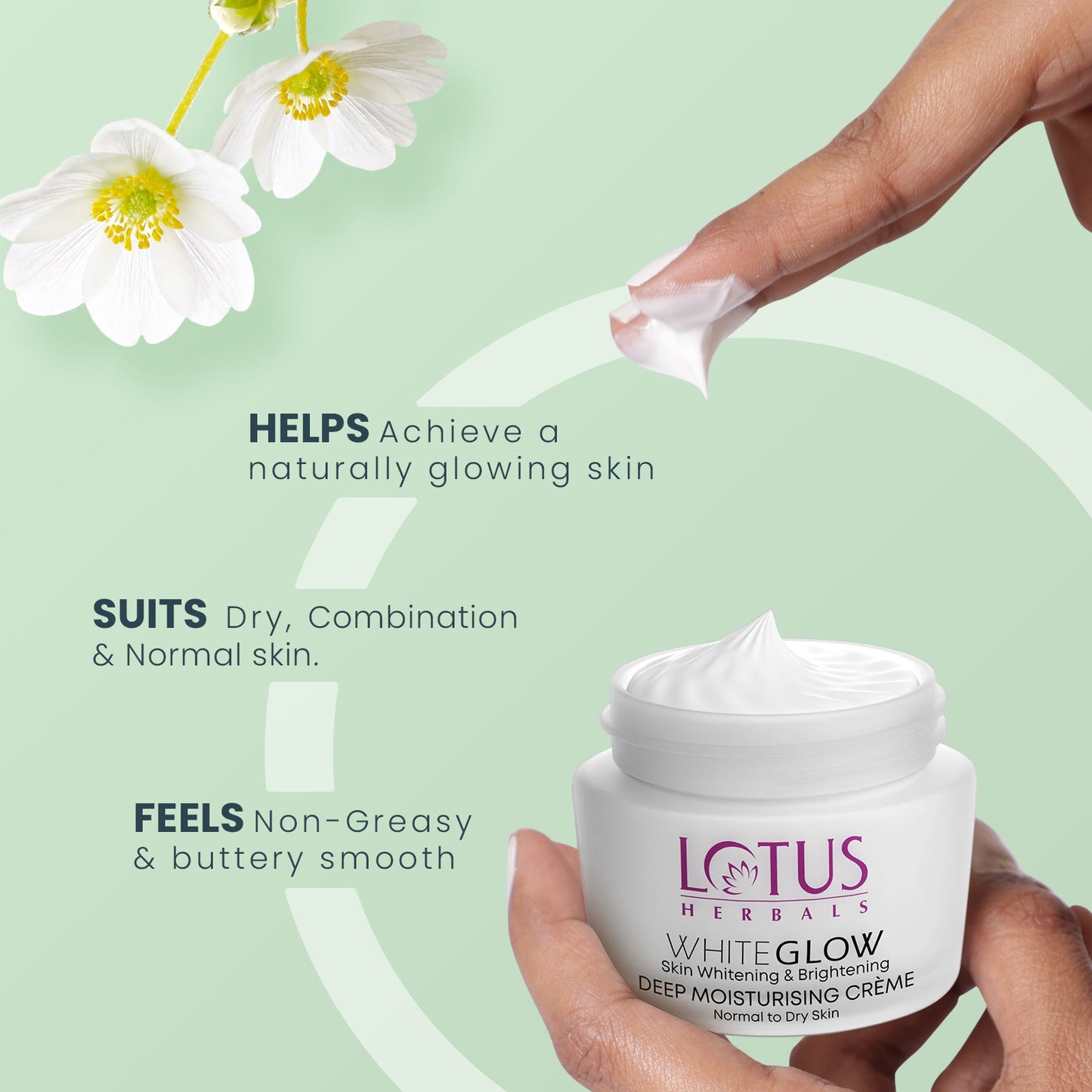 WhiteGlow Skin Brightening Deep Moisturising Cream SPF 20 PA+++ 60 g