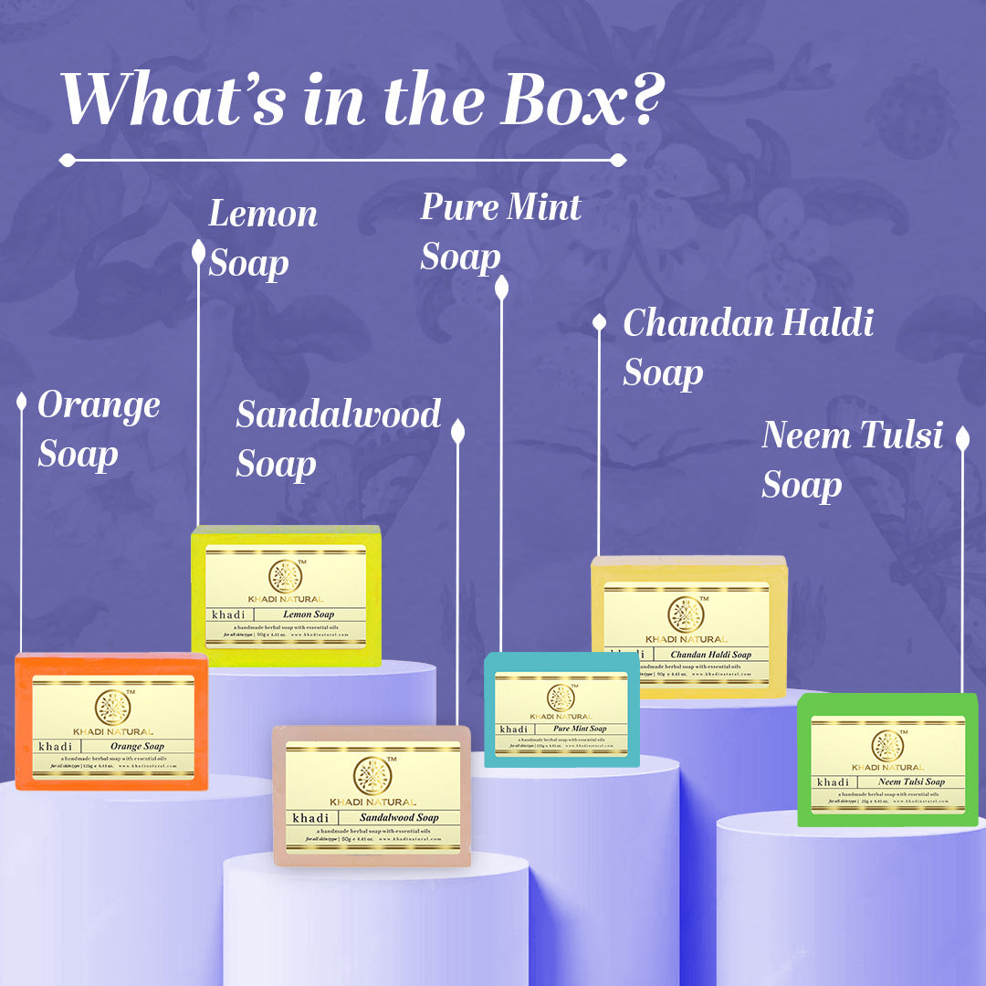 Handmade Soap Collection ,Pack of 12 (25g Each) 25g Each