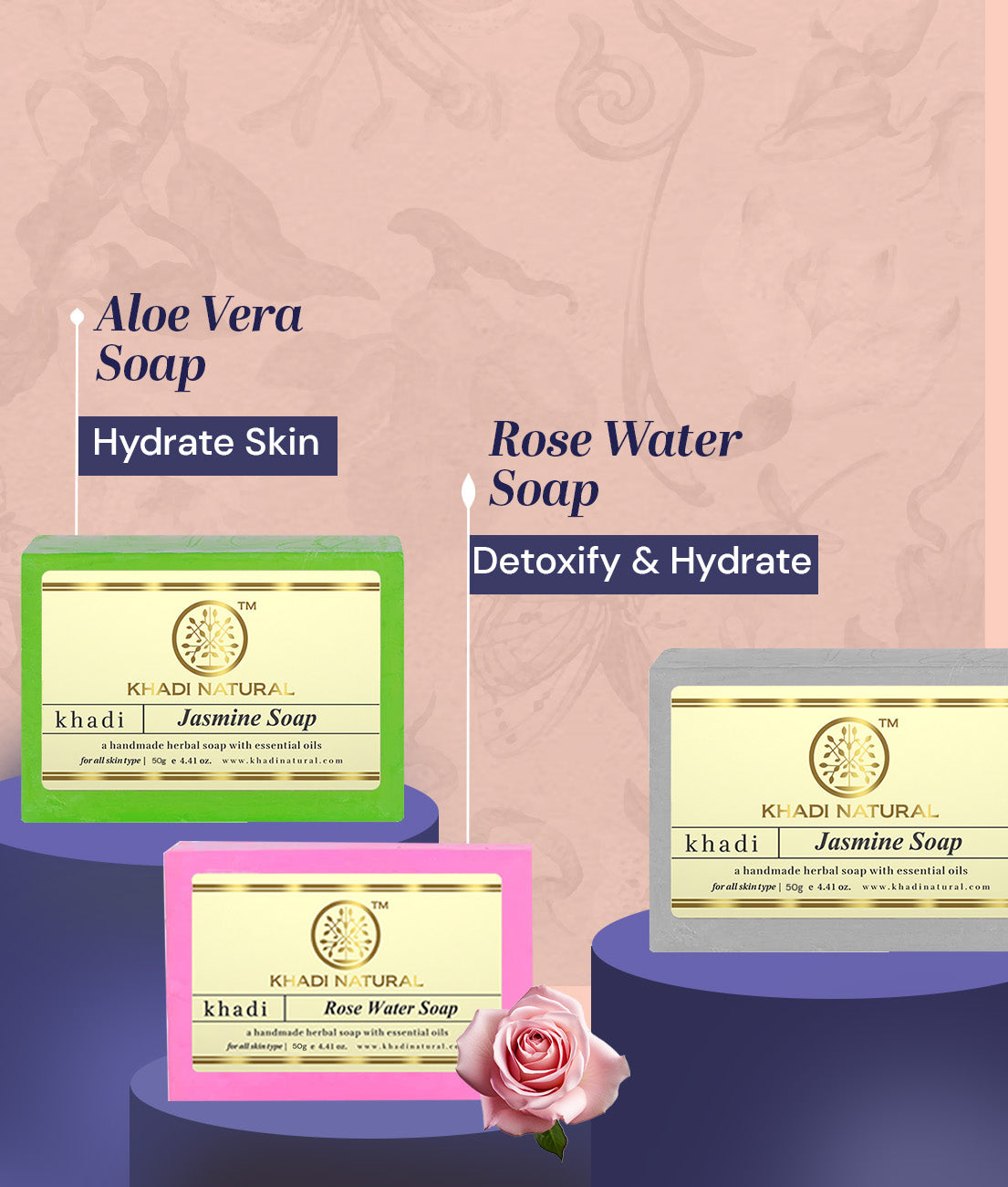 Ayurvedic Soap Kit Combo Pack Of 6 50gm Each