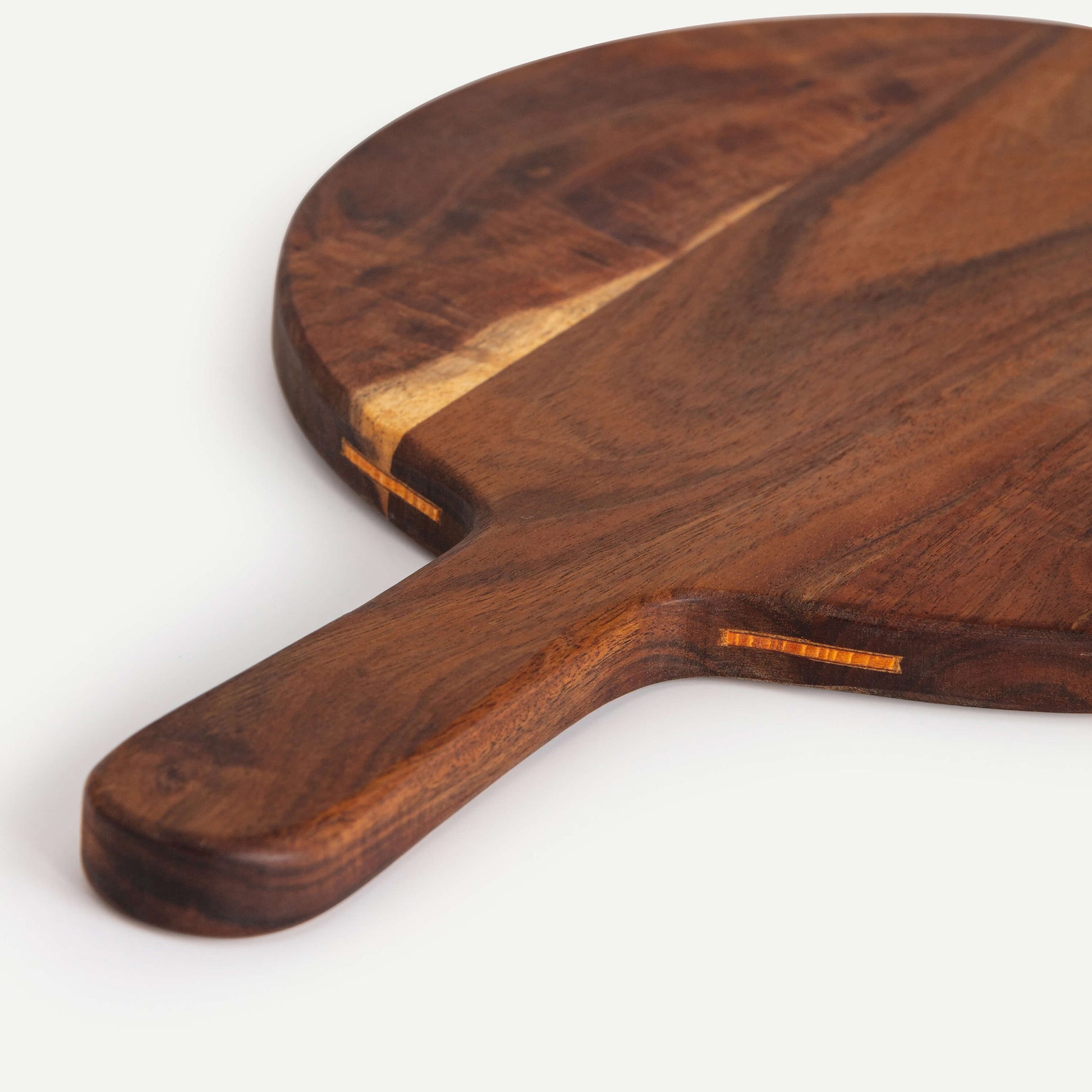 SMALL WOODEN PIZZA BOARD 22.5(長さ) x 22.5(幅) x 1.7(高さ); 直径: 22.5