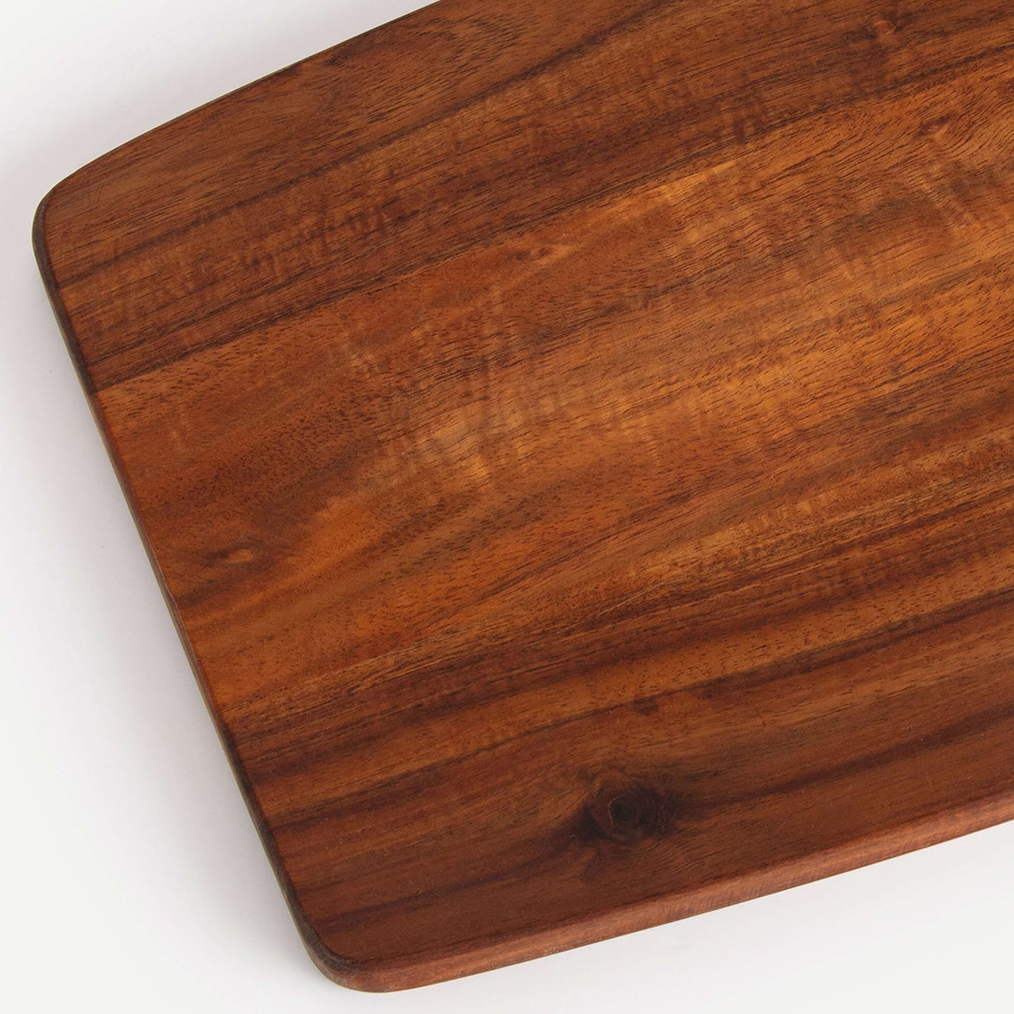 FLAT SMALL WOODEN PLATTER 33.2(長さ) x 20.2(幅) x 1.5(高さ)