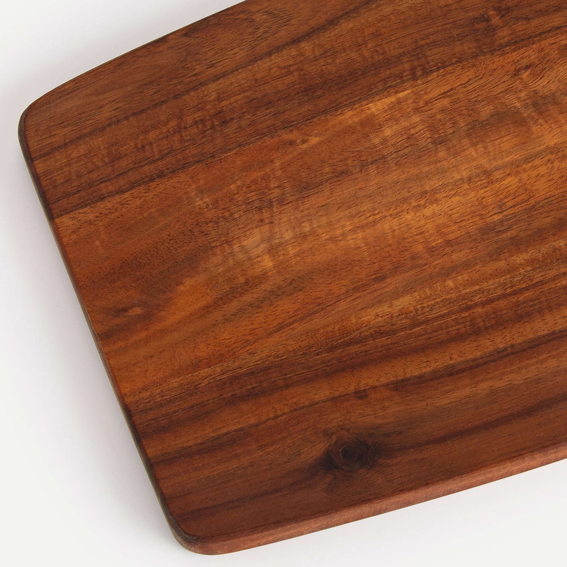FLAT SMALL WOODEN PLATTER 33.2(長さ) x 20.2(幅) x 1.5(高さ)