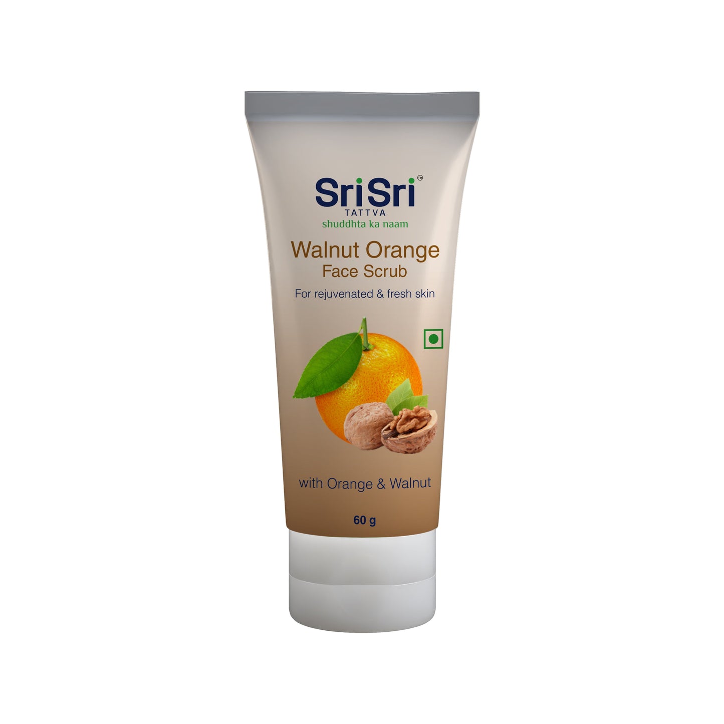 【Sri Sri Tattva】 Walnut Orange Face Scrub｜ ウォルナット＆オレンジ フェイススクラブ｜ 60g