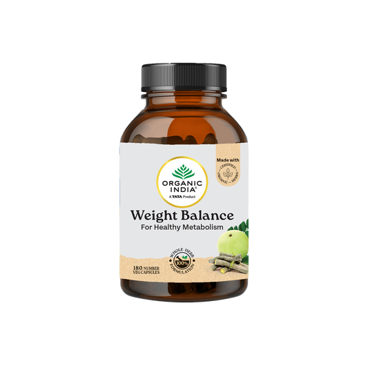 【Organic India】 Weight Balance Capsules｜ウェイトバランス カプセル｜180 Capsules