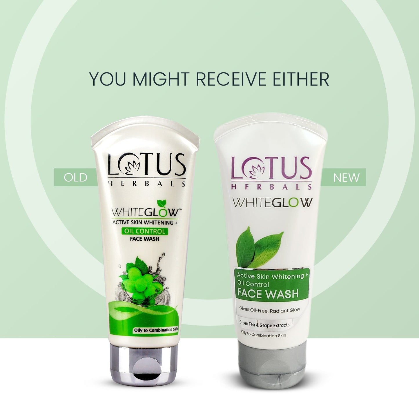 WhiteGlow Skin Brightening + Oil Control Facewash Pack of 2