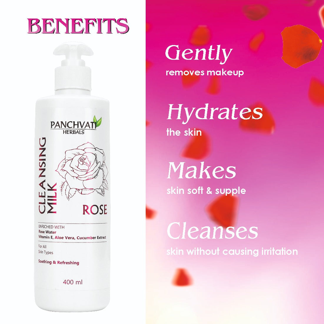 Rose Cleansing Milk 150ml x 2