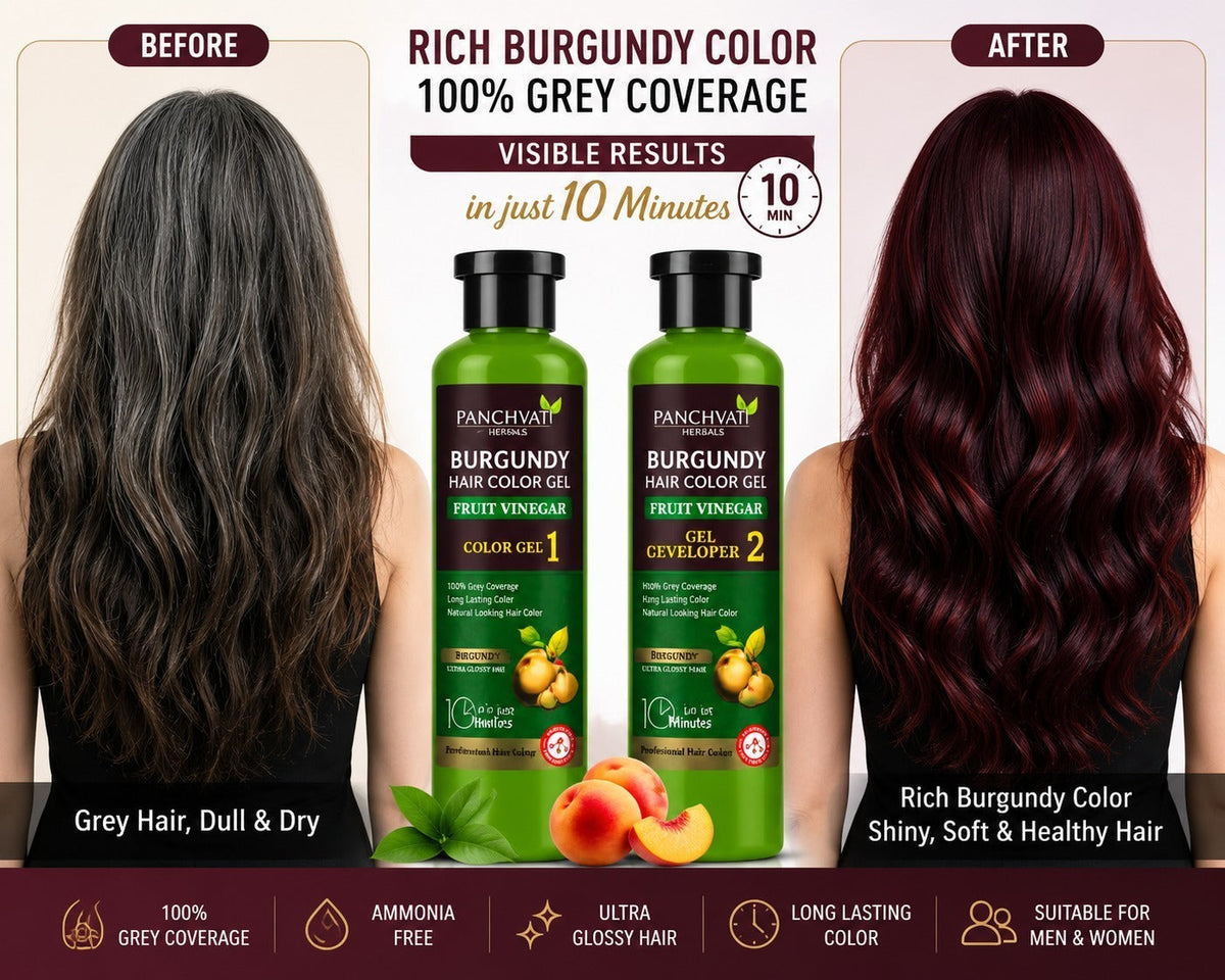 Fruit Vinegar Hair Color Gel Burgundy 400ml