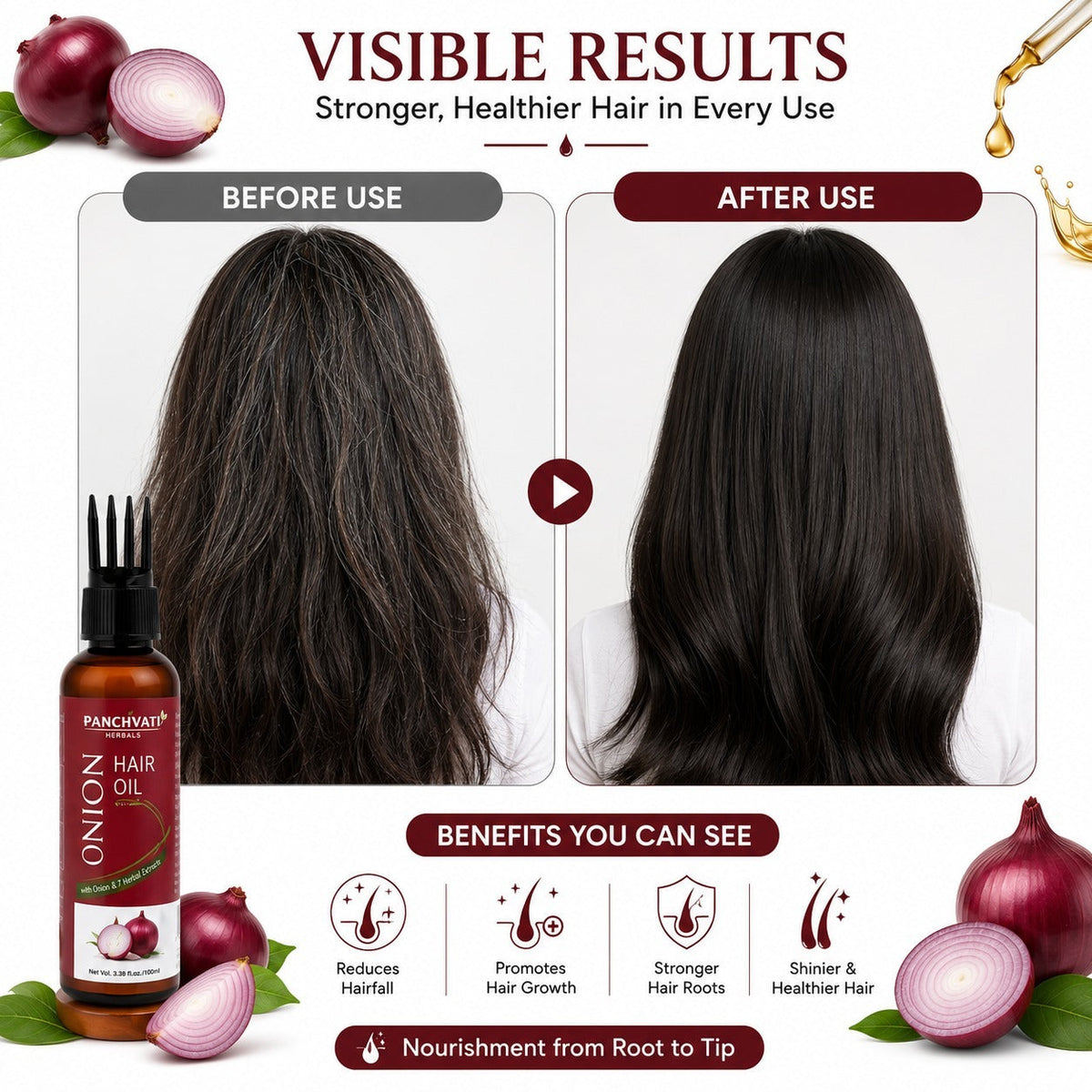 Onion Hair Oil 100ml x 2