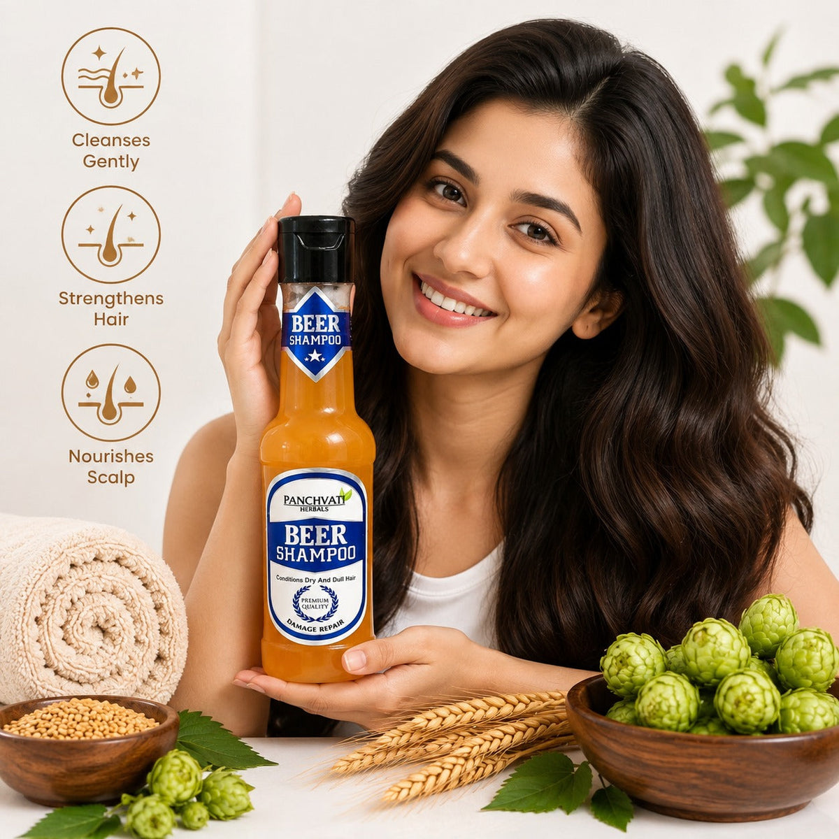 Beer Shampoo 180ml x 2