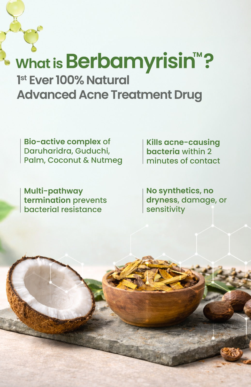 Anti-Acne Neem Berbamyrisin™ Tikta Face Wash 100g