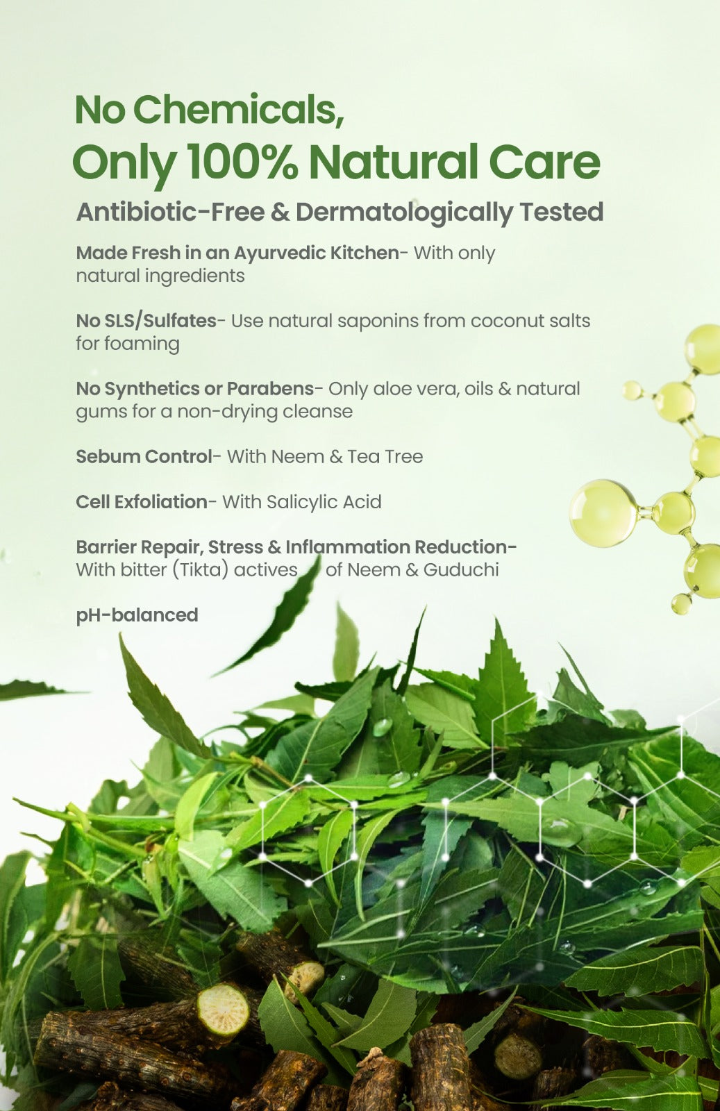 Anti-Acne Neem Berbamyrisin™ Tikta Face Wash 100g