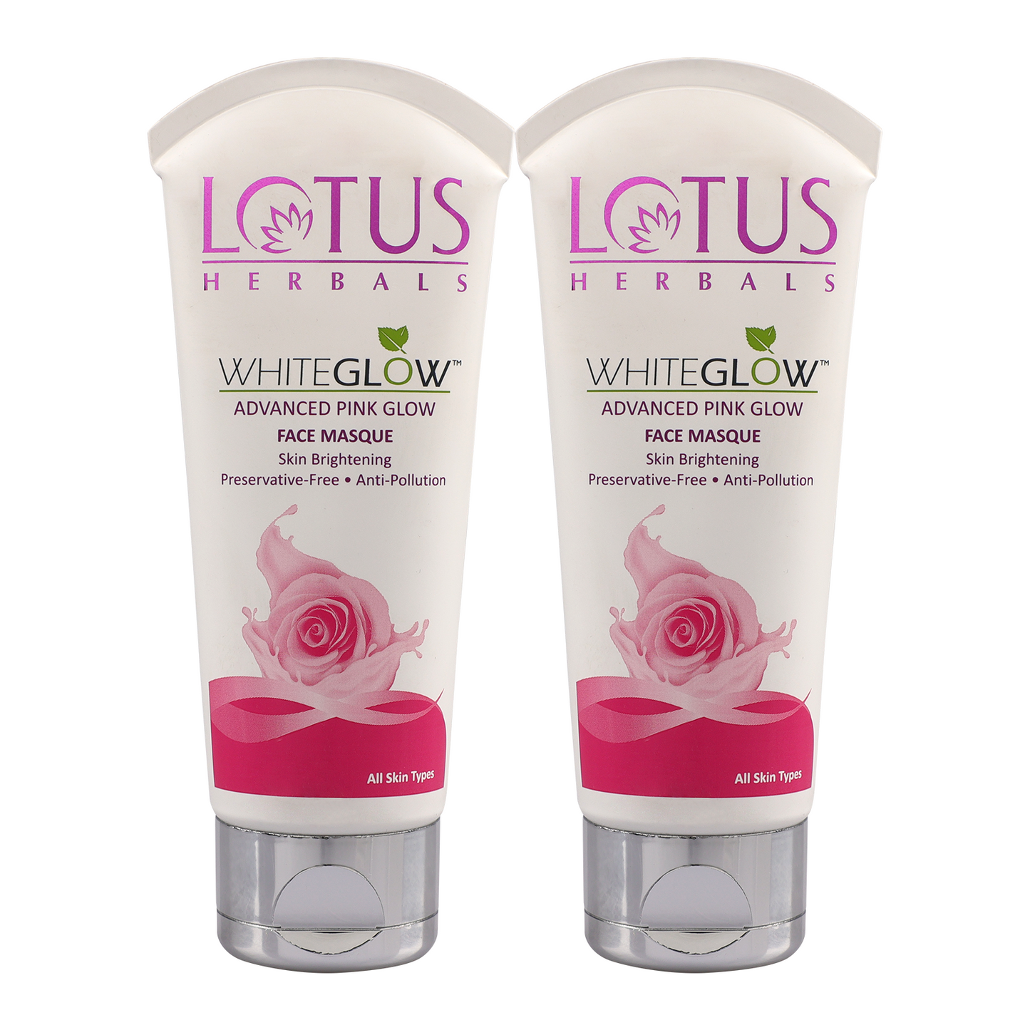WhiteGlow Advanced Pink Glow Face Masque Pack of 2