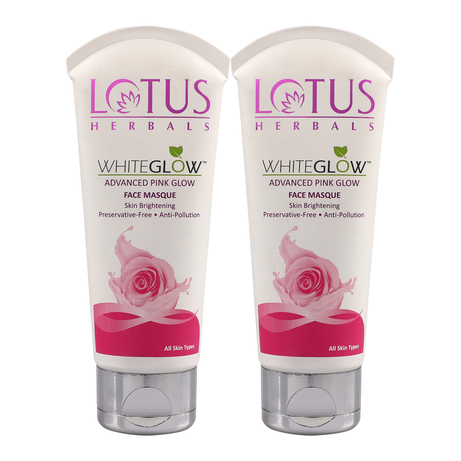 WhiteGlow Advanced Pink Glow Face Masque Pack of 2