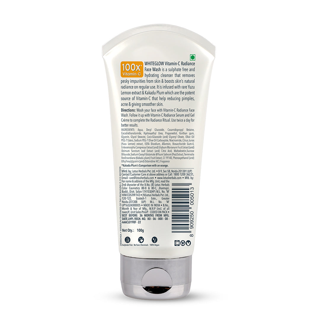 WhiteGlow Vitamin-C Radiance Facewash Pack of 2