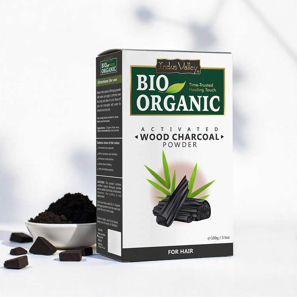 Bio Organic Activated Wood Charcoal Powder 100g