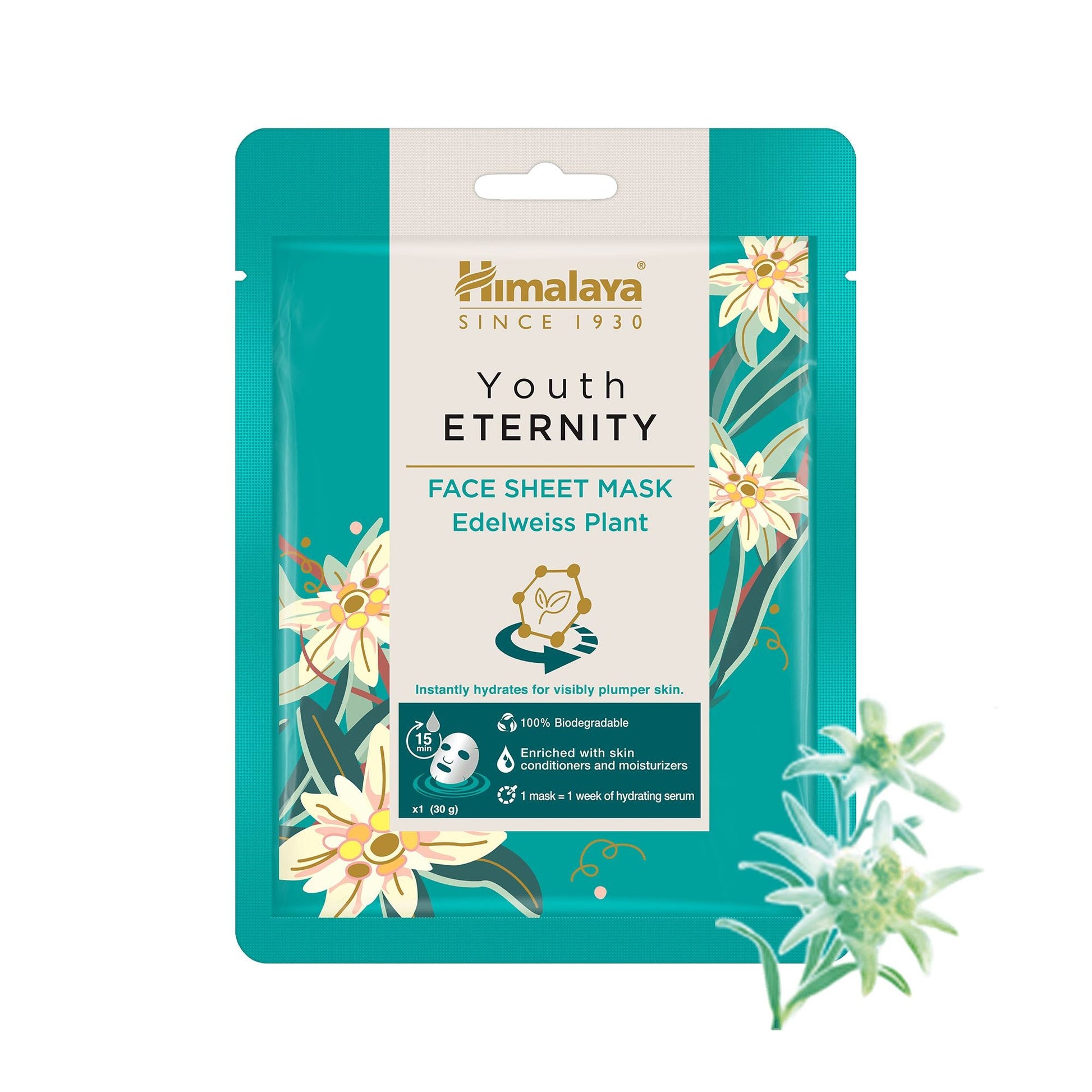 【Himalaya】 Himalaya Youth Eternity Face Sheet Mask｜ヒマルアヤユースエタニティフェイスシートマスク
