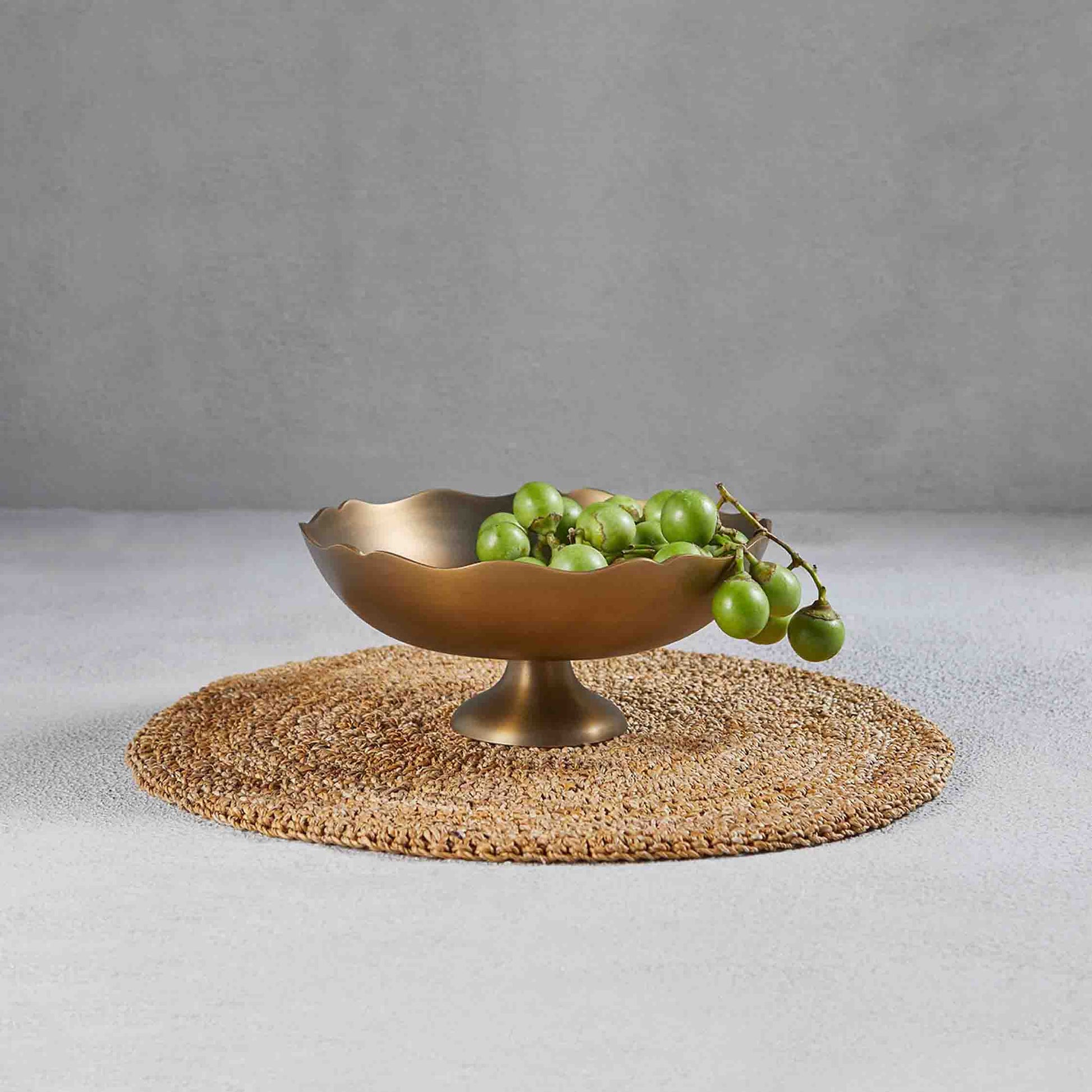 DARMA BRASS BOWL 23.8(長さ) x 23.8(幅) x 10.8(高さ); 直径: 23.8