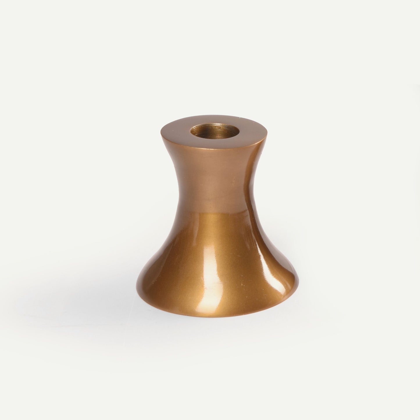 CONCAVE CANDLE HOLDER 長さ: 7.8、幅: 7.7、高さ: 7.8