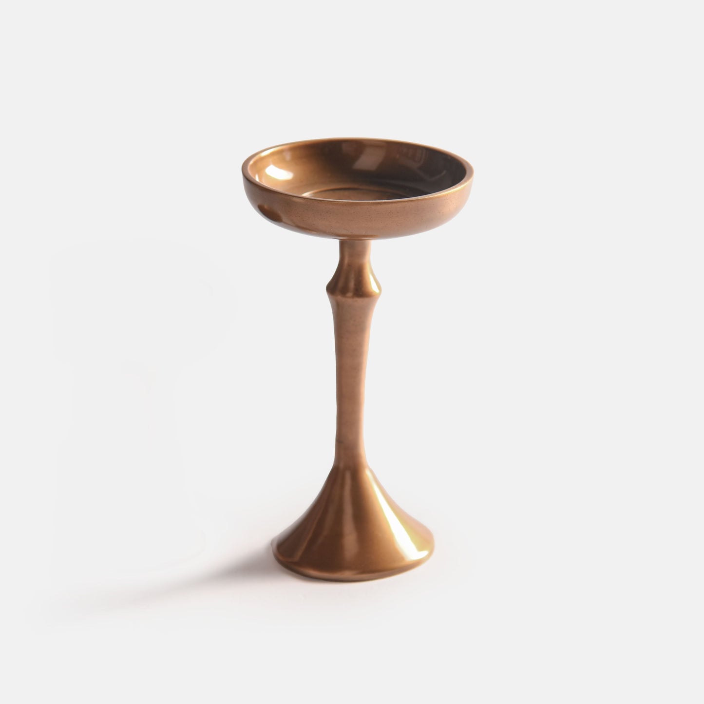 ARCHED CANDLE HOLDER 小 - 直径: 7、高さ: 12.8、大 - 直径: 10.3、高さ: 18.4