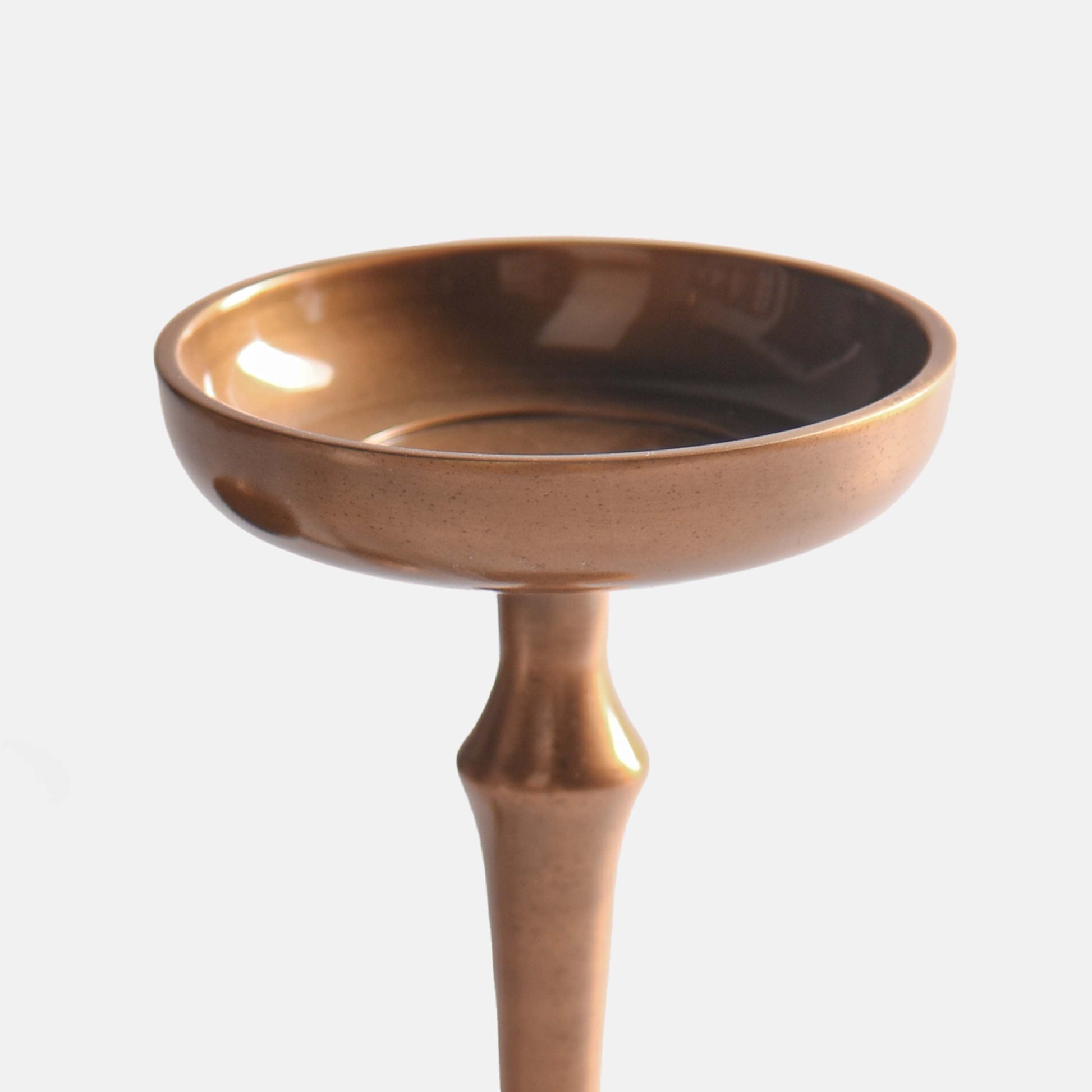 ARCHED CANDLE HOLDER 小 - 直径: 7、高さ: 12.8、大 - 直径: 10.3、高さ: 18.4