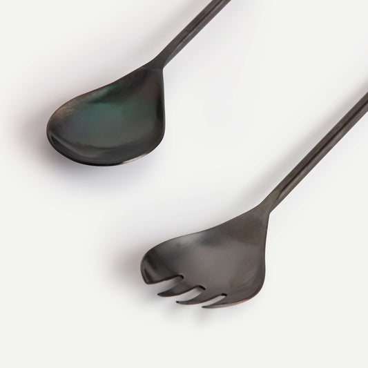 NOIR SALAD SERVING SPOON スプーン: 26.5(長さ) x 6.2(幅) / スポーク: 26.1(長さ) x 6.2(幅)
