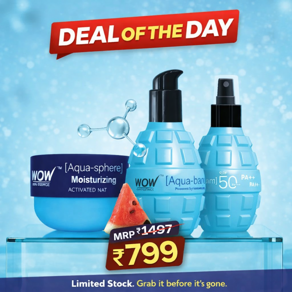 Aqua Glow Skin Care Trio Complete Hydration & Sun Protection 500ml