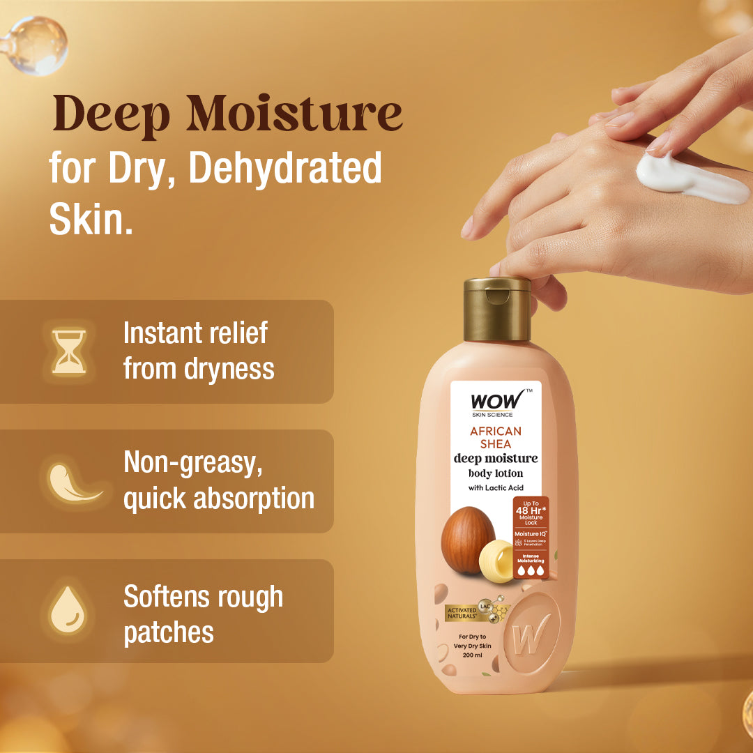 African Shea Body Lotion Comforts and Softens Dry Skin 200 ML