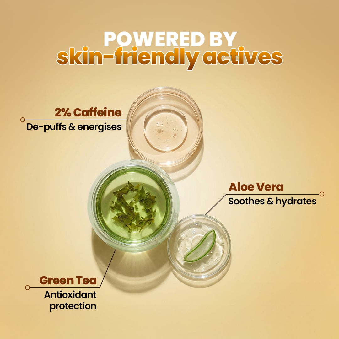 2% Caffeine Face Serum Reduce Puffiness & Revitalize Skin 30ml